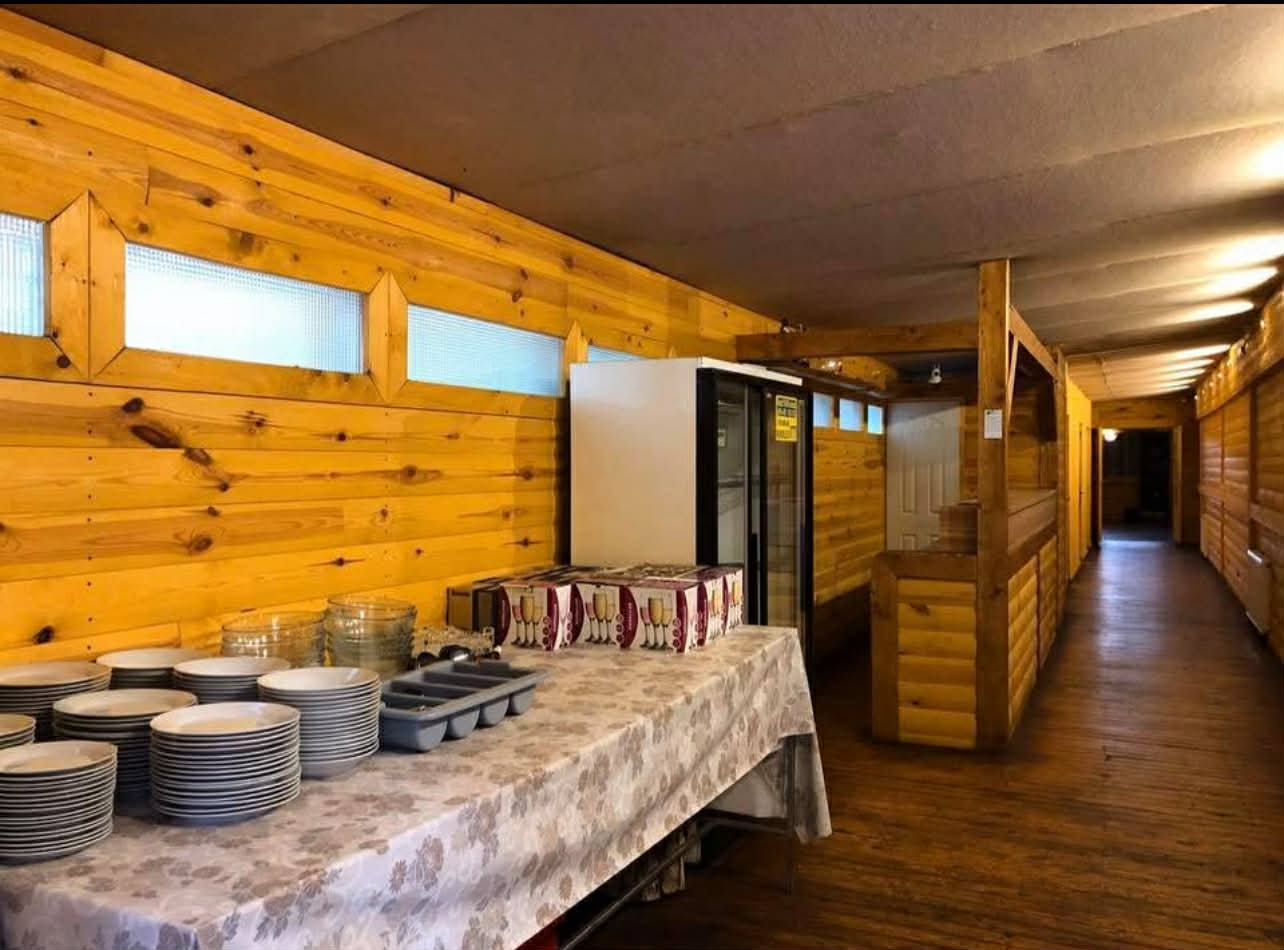 Buliház belső rész tálalással